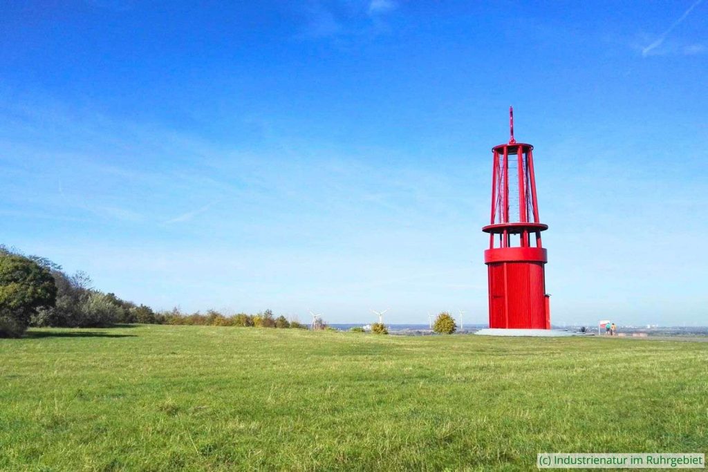 Geleucht auf der Halde Rheinpreußen in Moers, 13.10.2018