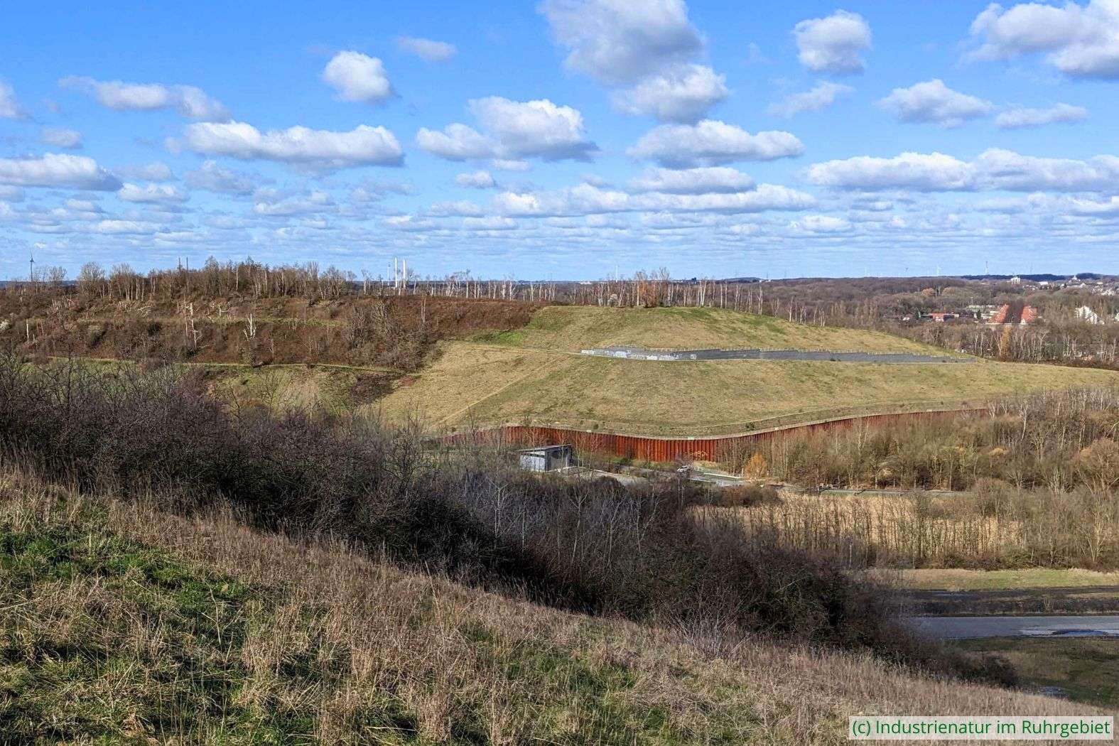 In der Halde Graf Moltke III/IV gibt es einen Schwelbrand, 26.02.2023