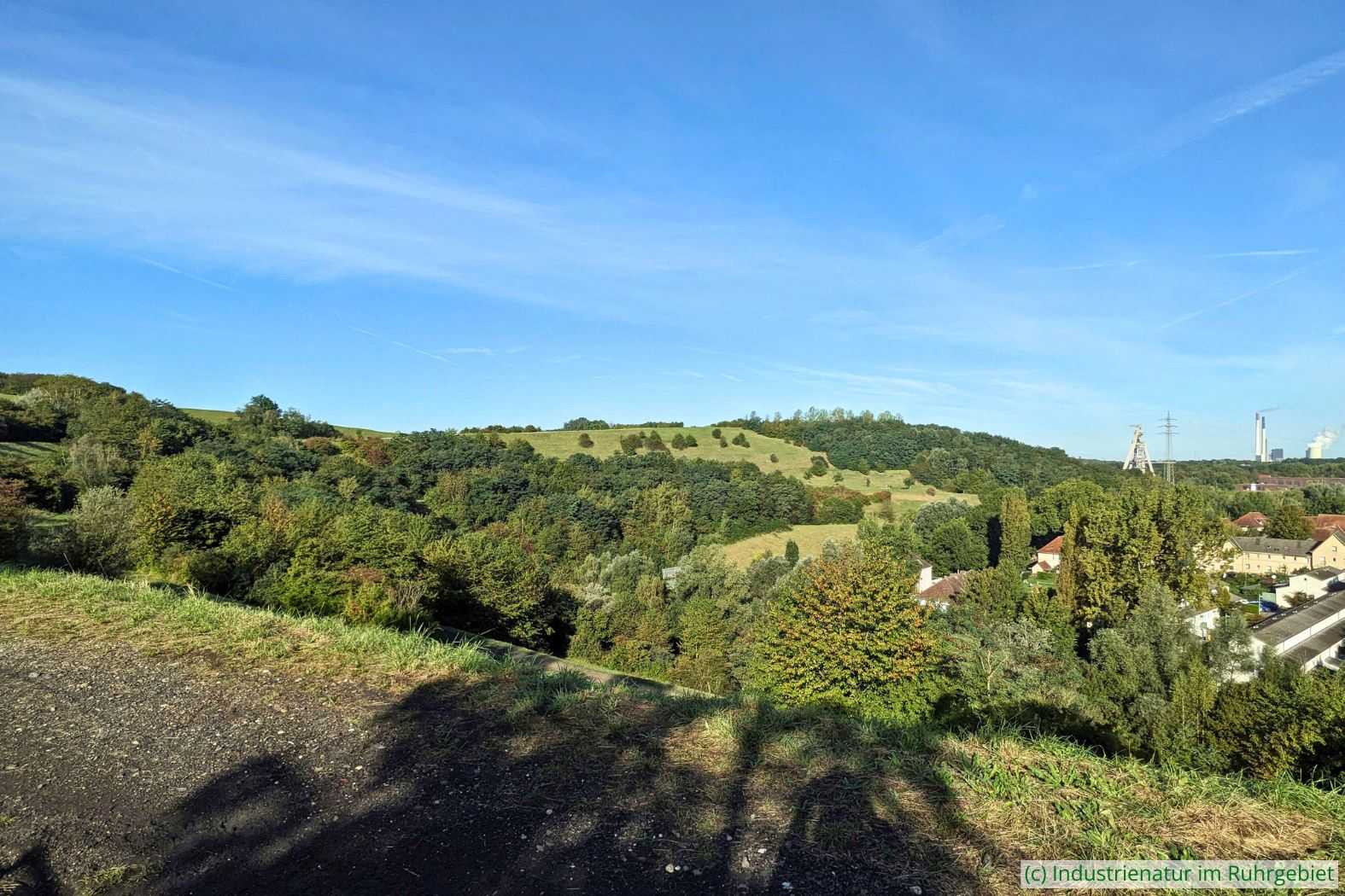 Die Halde Rungenberg gehört zu den brennenden Halden, 24.09.2023