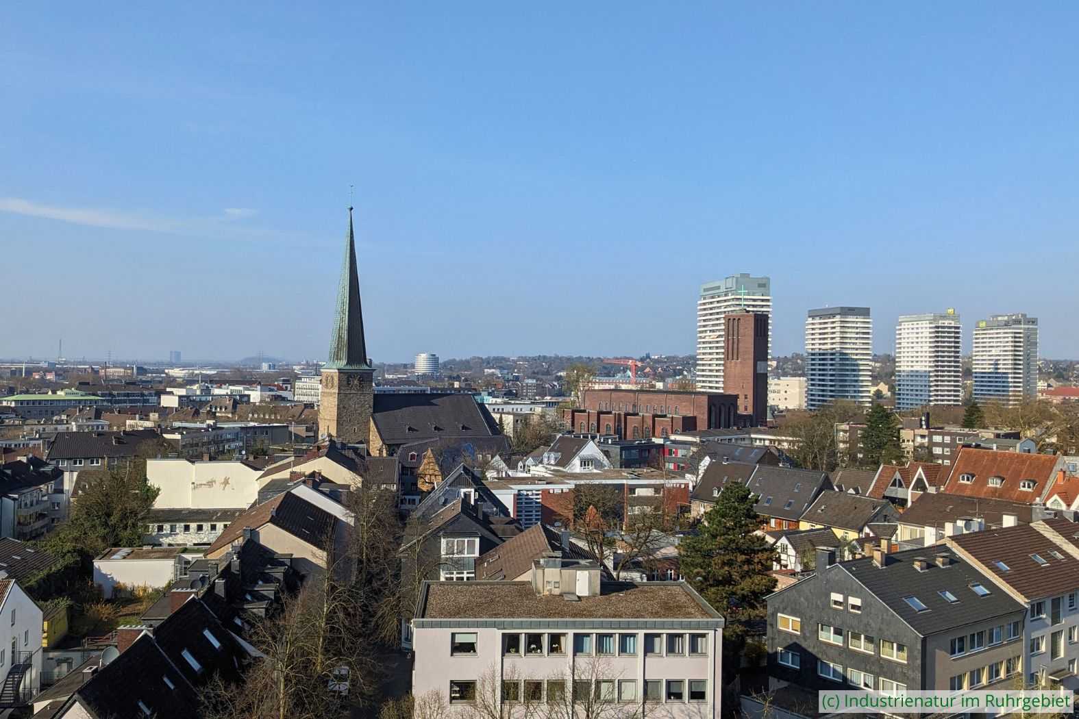 Blick auf Mülheim an der Ruhr, 28.03.2025