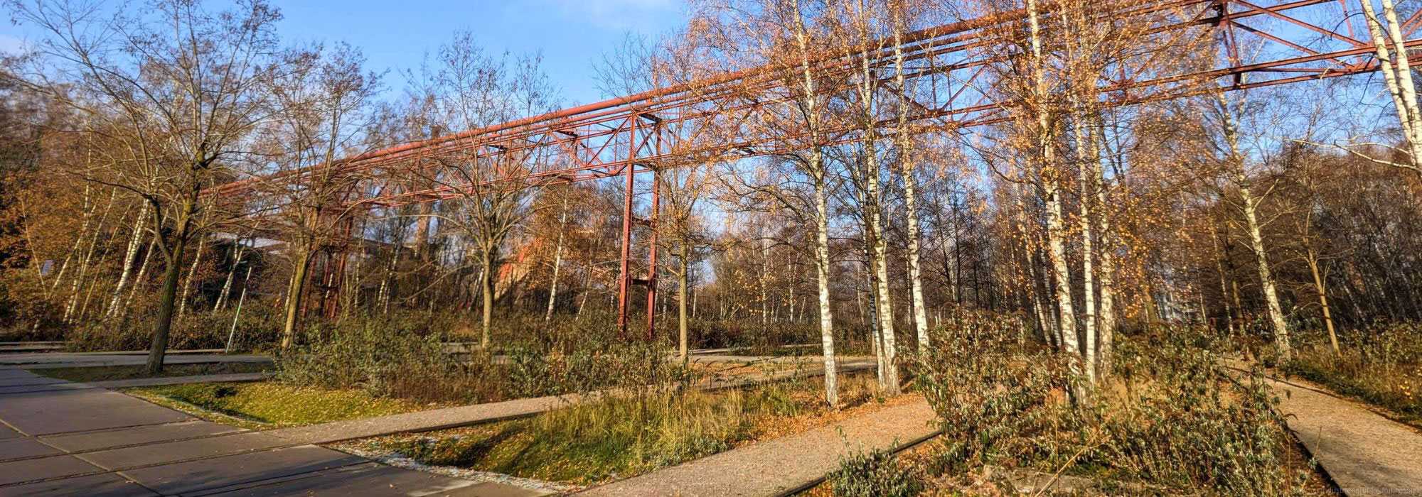 Nördliche Gleisharfe, UNESCO-Welterbe Zollverein, 17.12.2022
