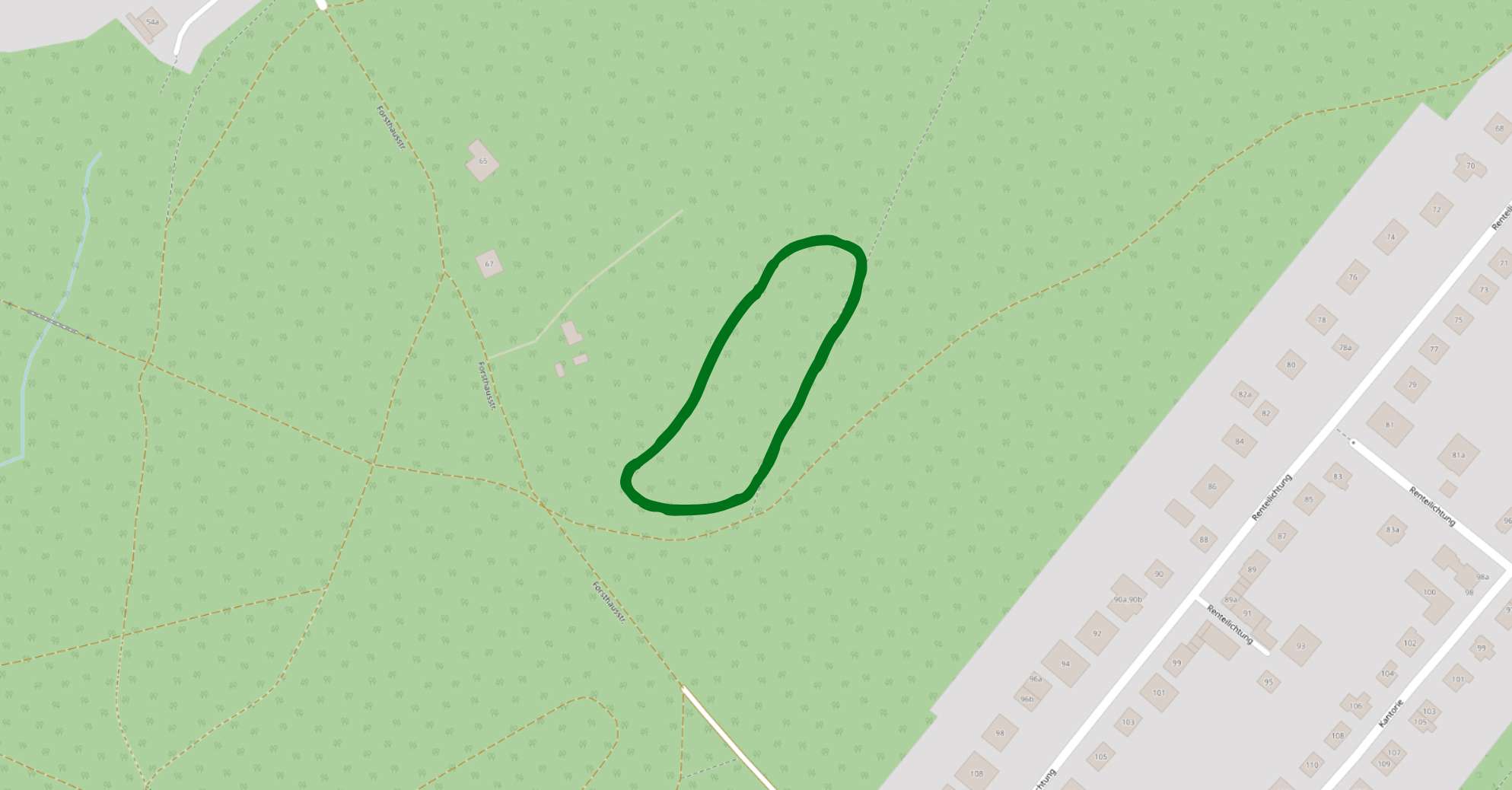 Landkarte Halde Gottfried Wilhelm © OpenStreetMap-Beitragende